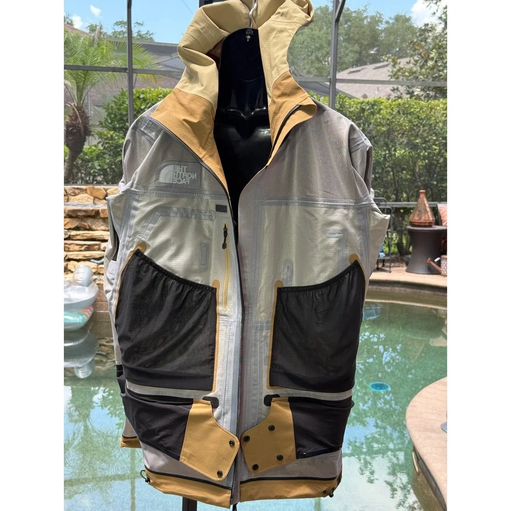 The North Face Ceptor Jacket Mens Large Utility Brown Khaki Stone NF0A87YAWK2-L